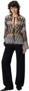 Missoni Crew Neck Blouse In Embroidered Lace