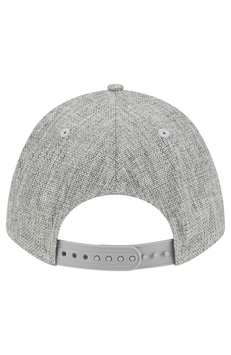 New Era Men's New Era Gray Boston Red Sox Cotton Weave M-Crown A-Frame 9FORTY Adjustable Hat, Alternate, color, 