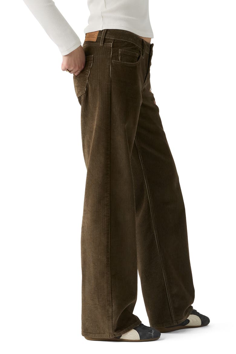Low Loose Jeans, Alternate, color, CANTEEN