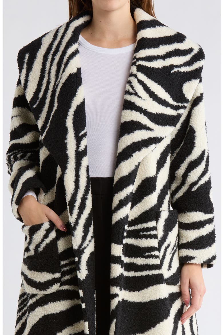 Elea Zebra Stripe Coat (Women) | Nordstromrack