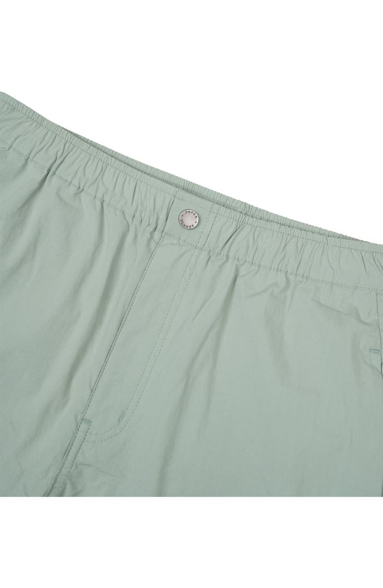 PAPER PLANES Cotton Blend Utility Shorts, Alternate, color, Sage