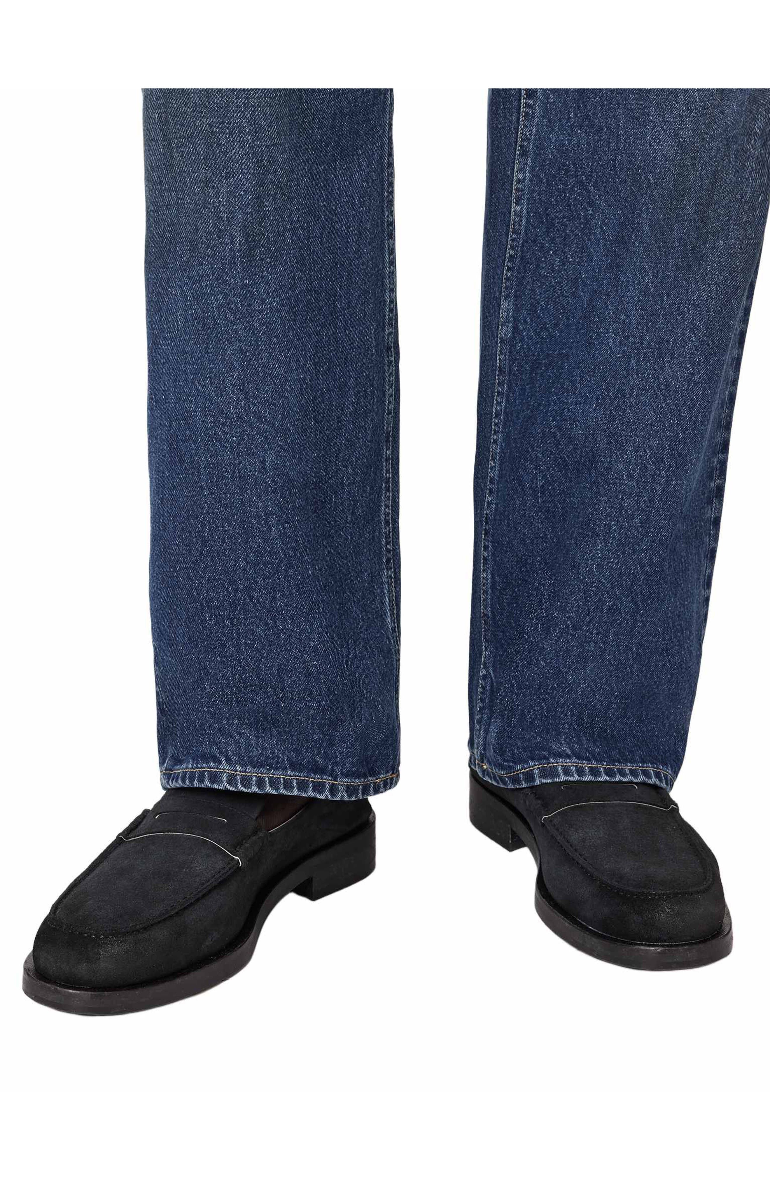 AllSaints Bloom Convertible Penny Loafer, Alternate, color, Black