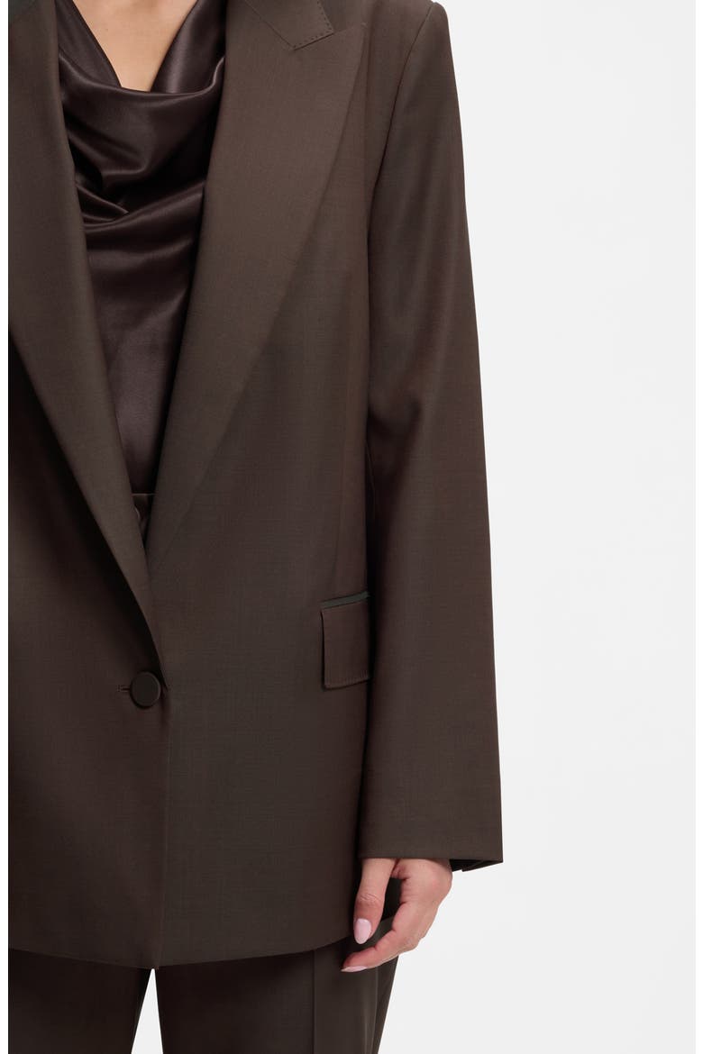 Jemmala Virgin Wool Blazer, Alternate, color, MOLE SHINE