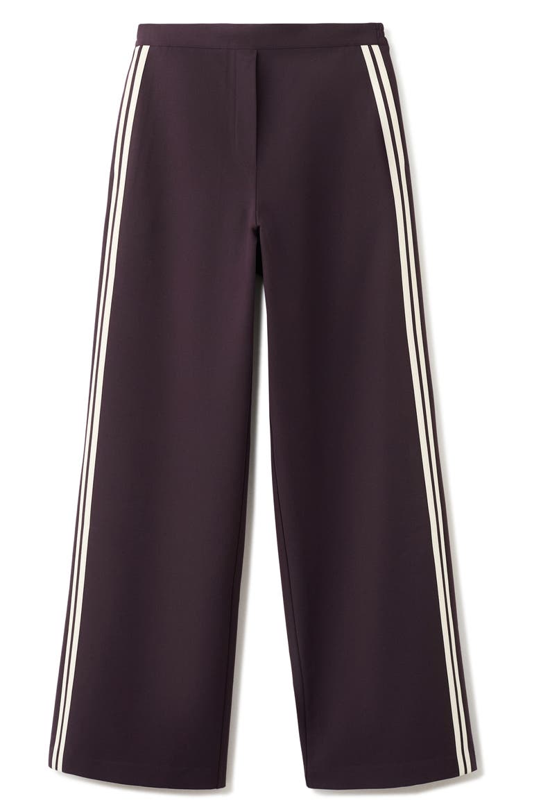 Sophie Stripe Pants, Alternate, color, WINE