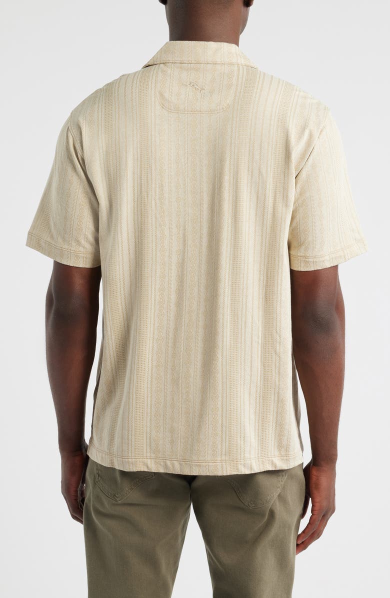 Tommy Bahama Palm Fresco Beach IslandZone<sup>®</sup> Button-Up Camp Shirt, Alternate, color, Stone Khaki