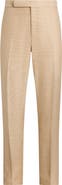 Ralph Lauren Purple Label Gregory Textured Linen, Cotton & Silk Pants