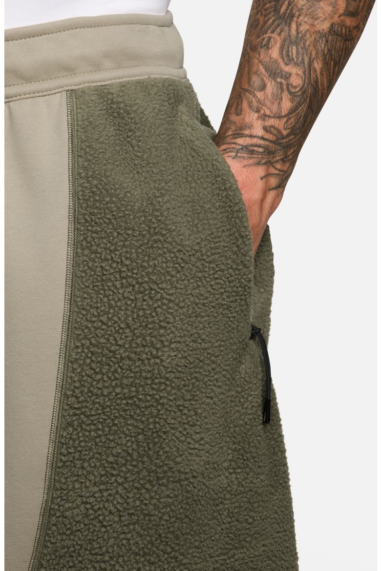 Boreas Tech Fleece Windwall Pants, Alternate, color, DESERT KHAKI/ OLIVE/ BLACK