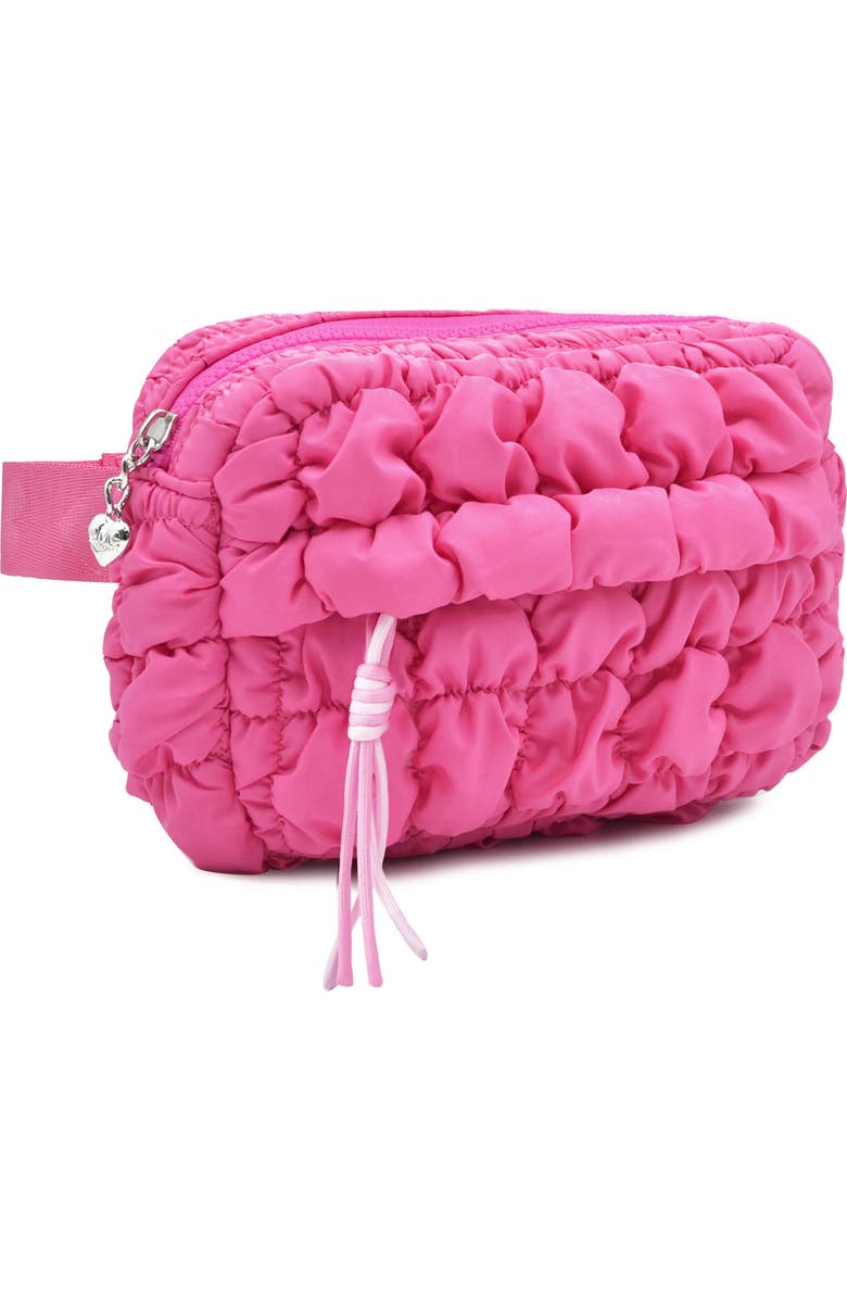 OMG Accessories Kids' Scrunch Belt Bag, Alternate, color, Hot Pink