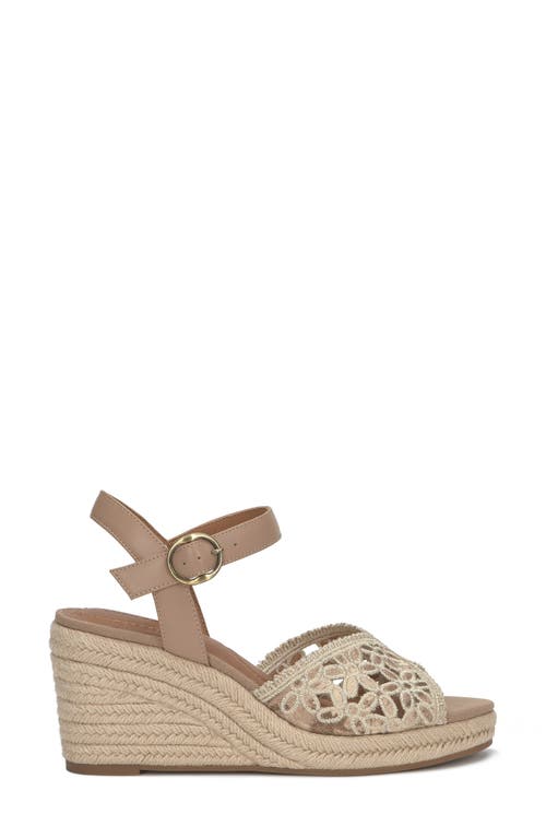 Shop Lucky Brand Coyna Espadrille Ankle Strap Platform Wedge Sandal In Rhodonite
