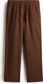 H&M Relaxed Fit Linen-blend Trousers