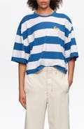 Bimba y Lola Striped Boxy Cotton T-Shirt