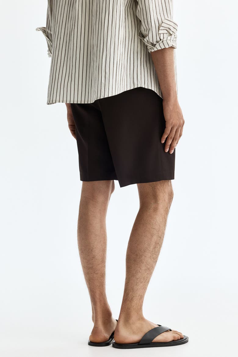 Loose Fit Bermuda Shorts, Alternate, color, Dark brown