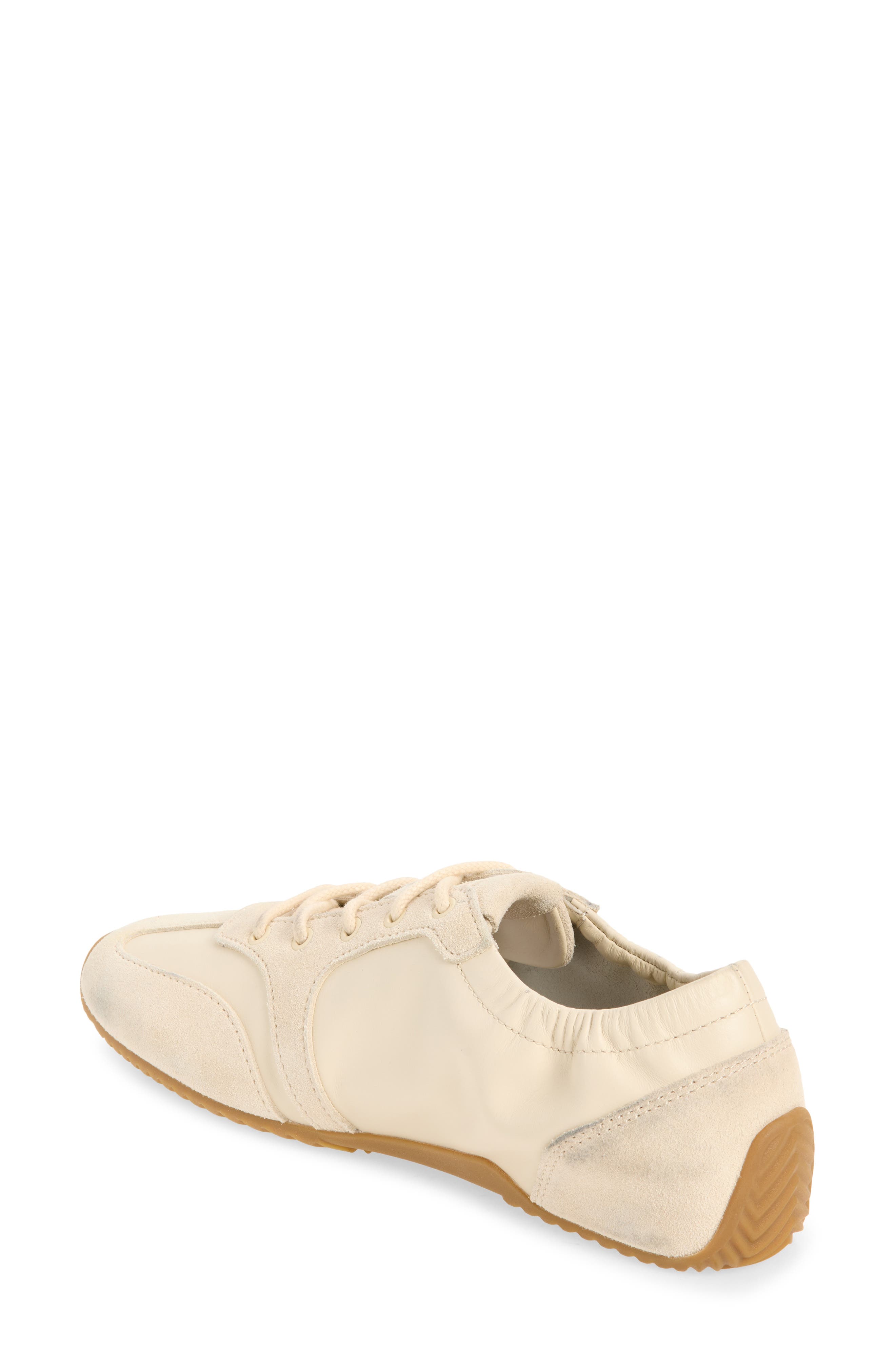 Emilee Leather Ballet Runner Sneaker, Alternate, color, ROUX