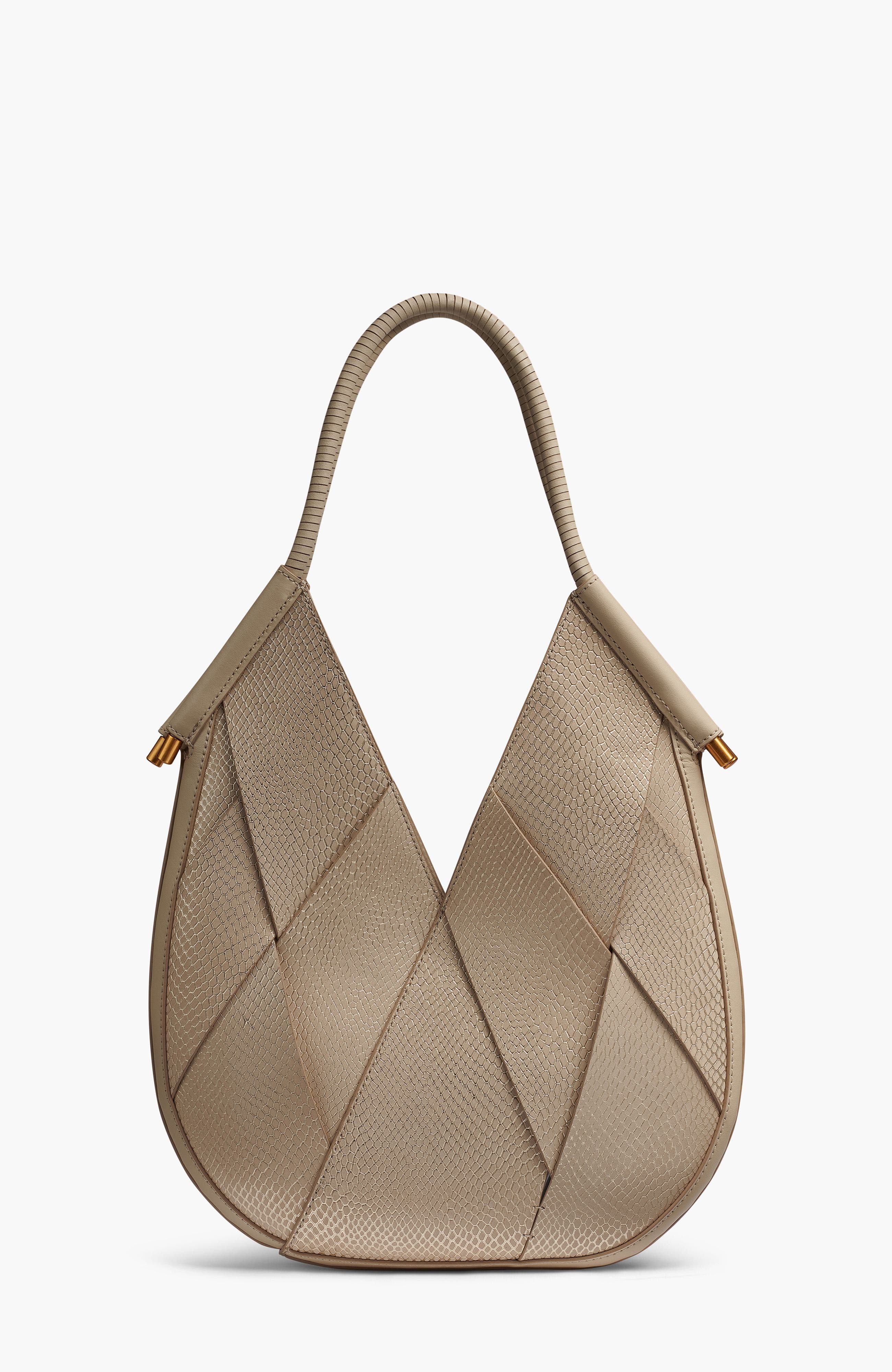 Baldwin Large Woven Mini Shoulder, Alternate, color, Metallic Bone