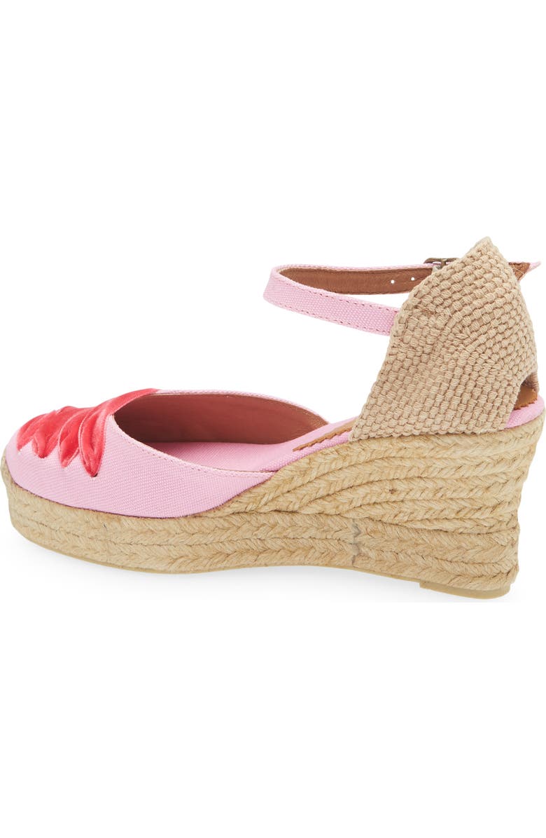Penelope Chilvers Dali Ankle Strap Espadrille, Alternate, color, Pink/ Peony