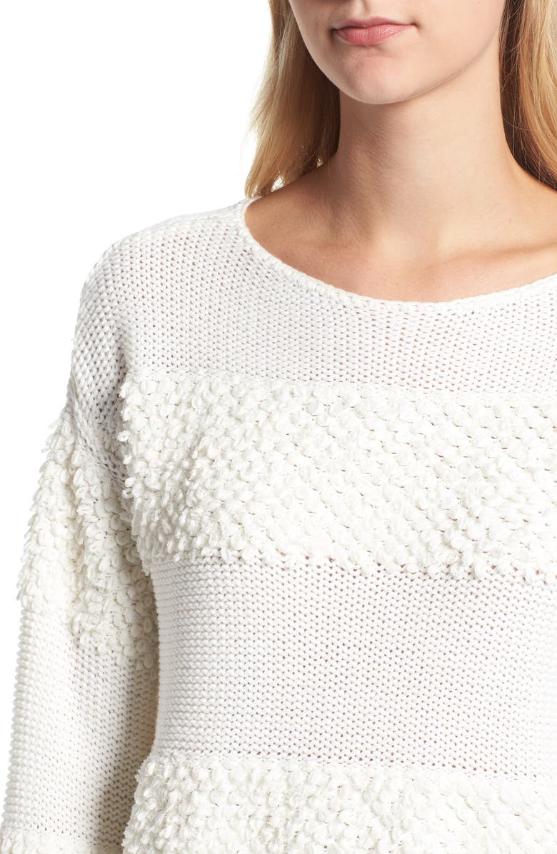 Lou & Grey Loop Stripe  Sweater, Alternate, color, 