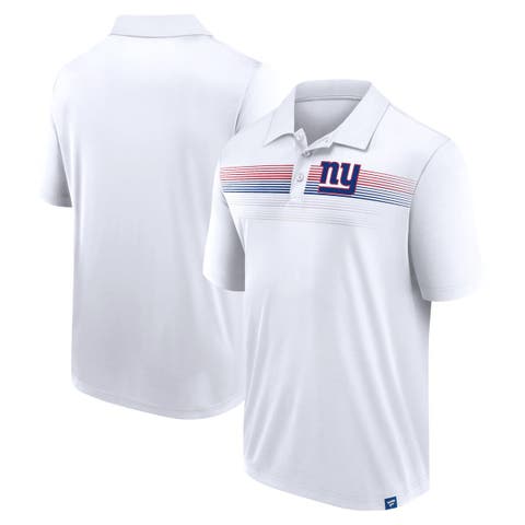 Men's Fanatics Branded White New York Giants Victory For Us Interlock Polo