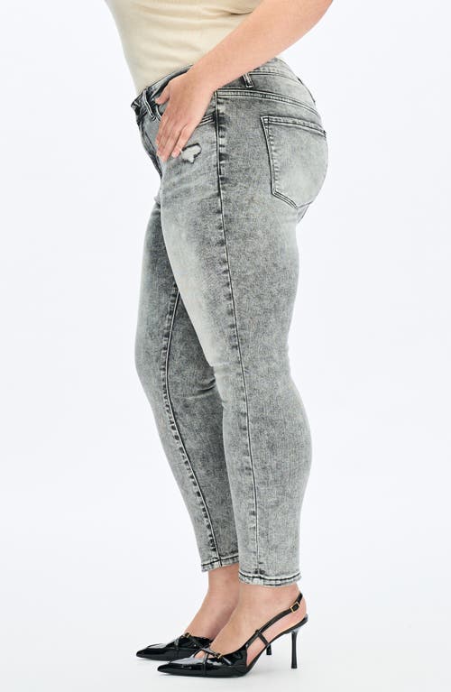 Bayeas Ankle Skinny Leg Jeans In Gray