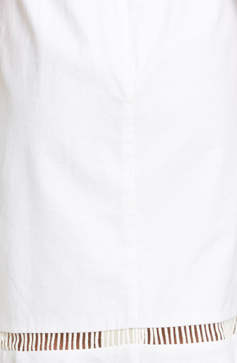 STAUD Lychee Ladder Stitch Midi Dress, Alternate, color, 