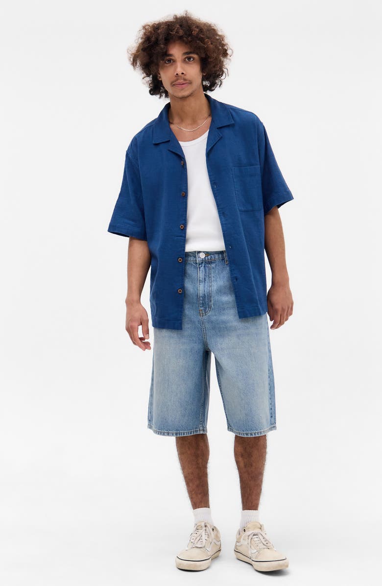 BDG Urban Outfitters Jack Wide Leg Denim Shorts, Alternate, color,