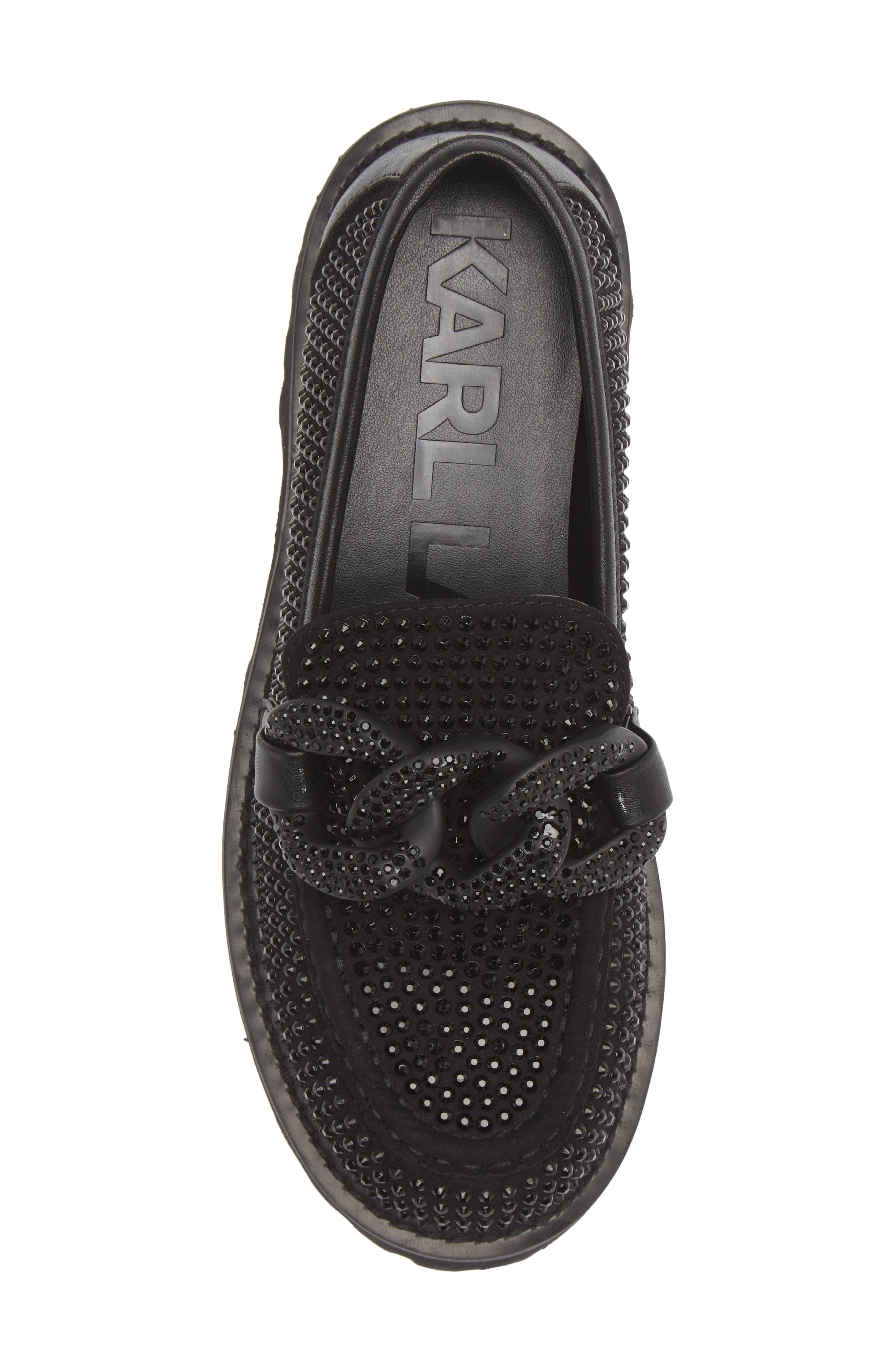KARL LAGERFELD PARIS Giana Platform Loafer, Alternate, color, 