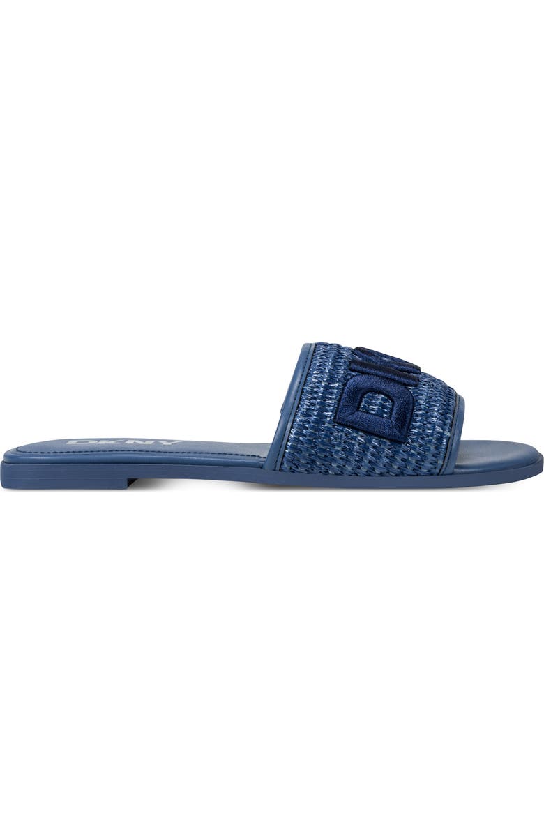 DKNY Winslet Slide Sandal - Wide Width, Alternate, color, Dark Blue