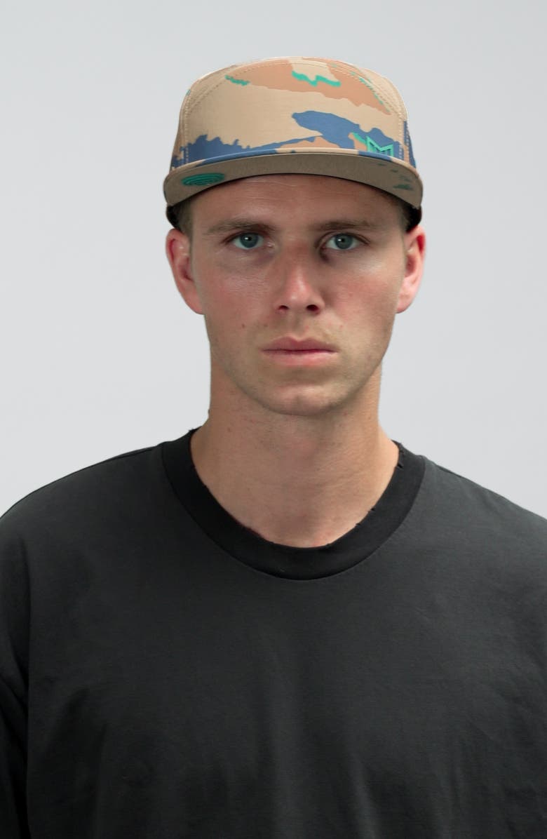 Melin Trenches Islands Camo Hydro Snapback Cap, Alternate, color, 