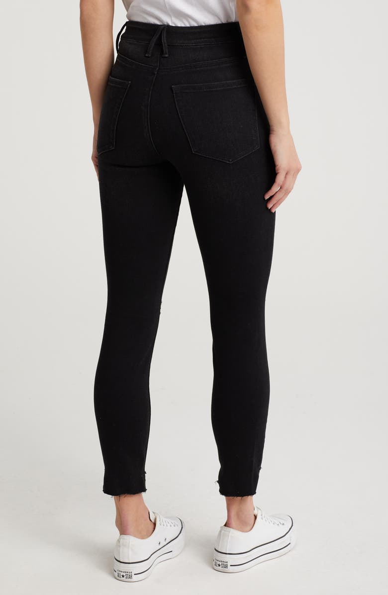 Good American Good Legs Cropped Raw Step Hem Jeans | Nordstromrack