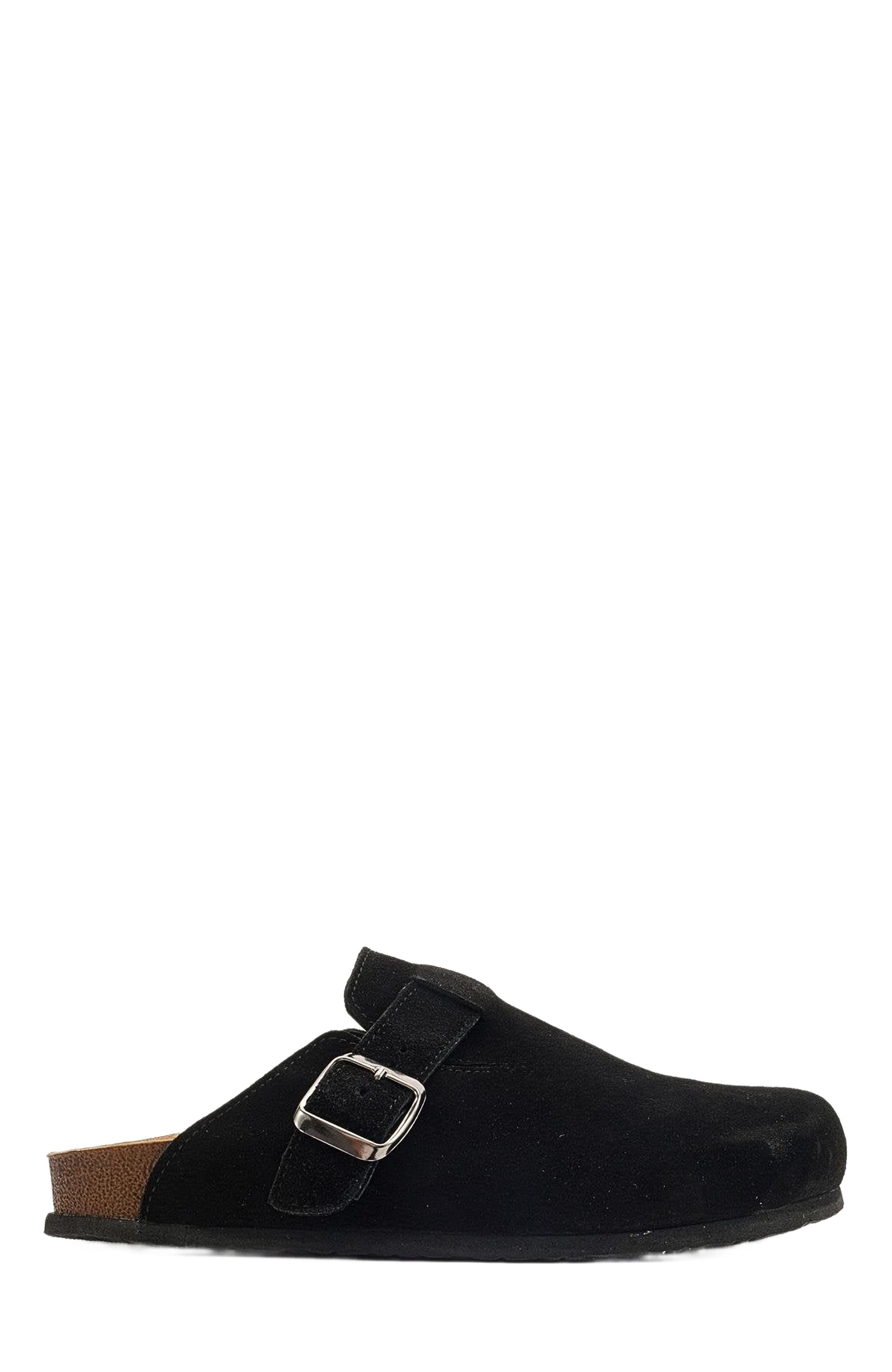 Forever & Always Shoes Gons Suede Leather Clogs, Main, color, 