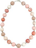 Kazuri Heavenly Pink Necklace - 18"