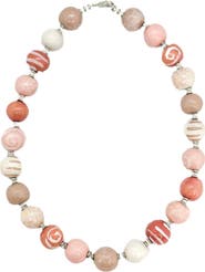 Kazuri Heavenly Pink Necklace - 18"