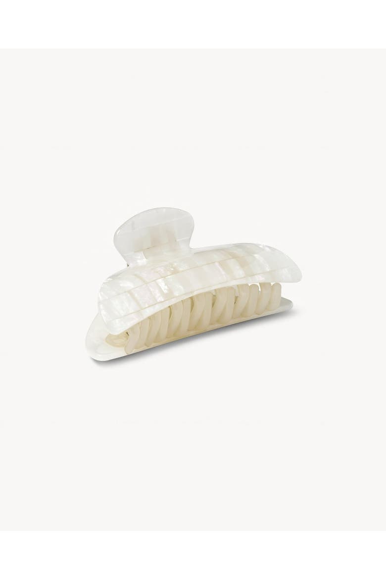 Midi Heirloom Claw Clip, Alternate, color, OPALITE SHELL CHECKER