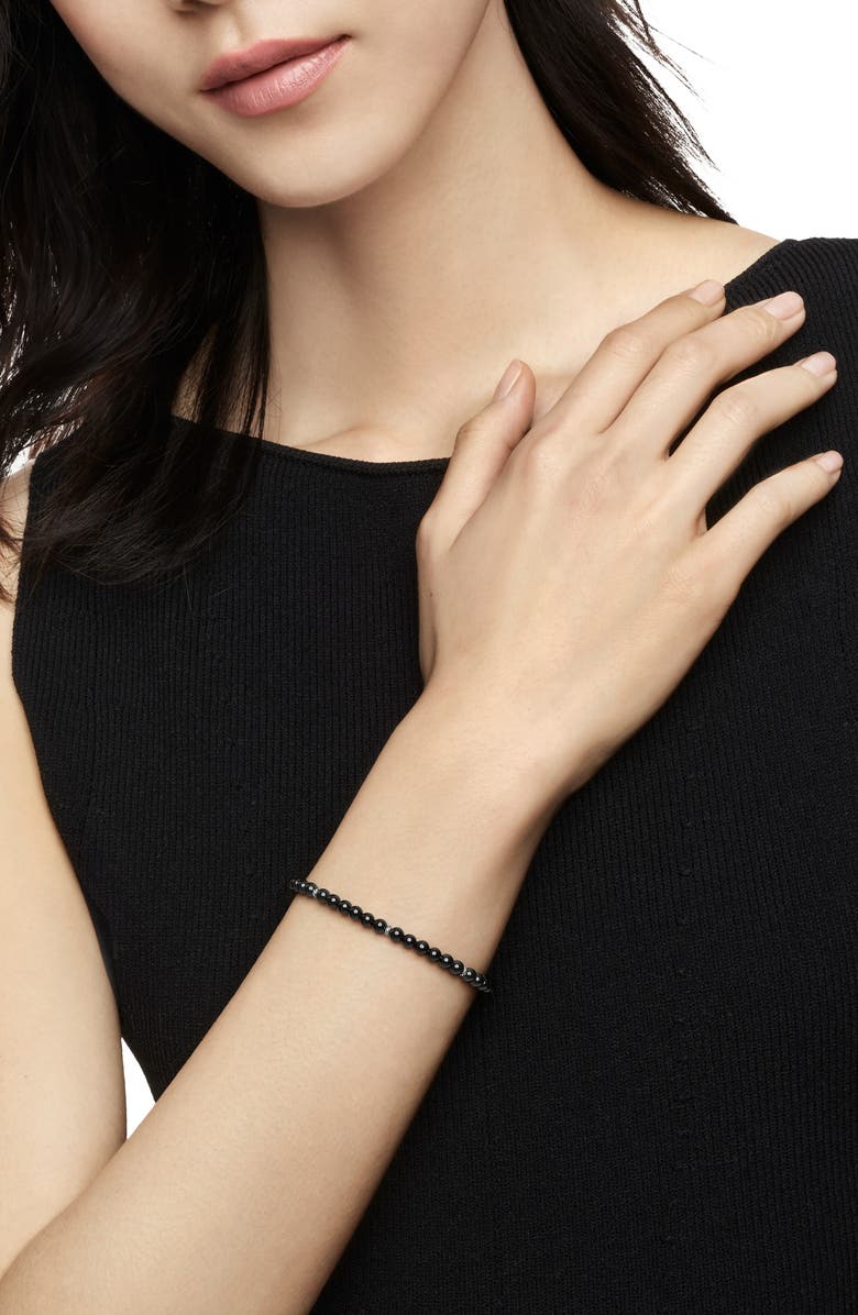 David Yurman Spiritual Beads Bracelet, Alternate, color, Black Onyx/ Silver