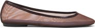 Lanvin The Ballerina Flat In Mesh