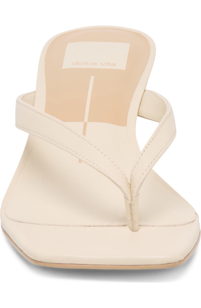 Dolce Vita Ramia Kitten Heel Flip Flop, Alternate, color, Bone Leather