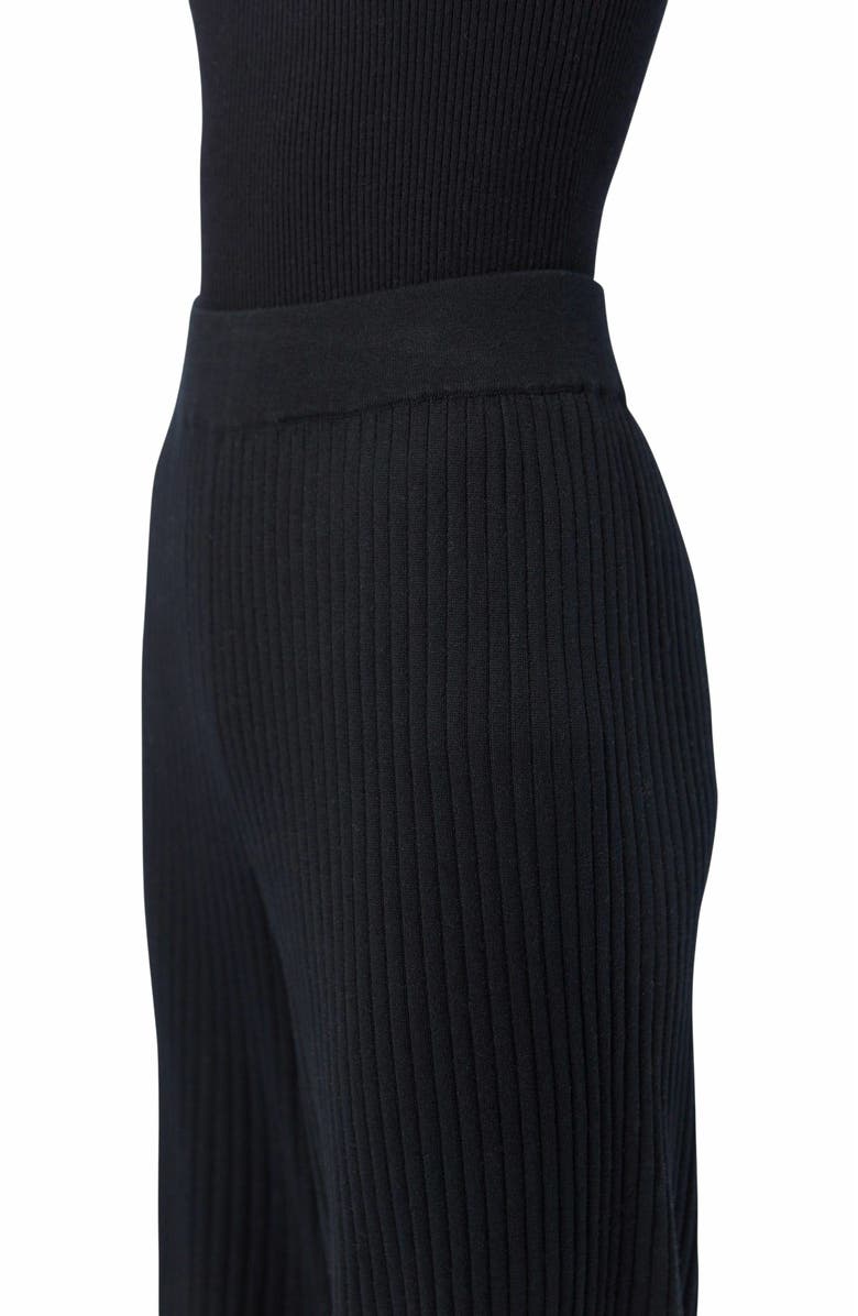 GOBI Mongolian Cashmere Rib-Knit Silk Cashmere Pants, Alternate, color, 
