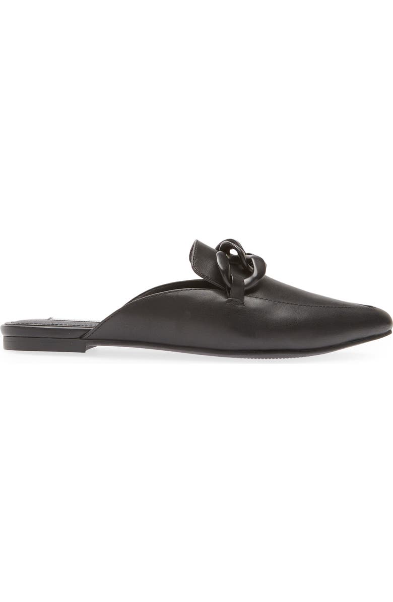 Steve Madden Fleur Pointed Toe Mule, Alternate, color, Black Leather