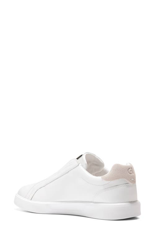 Cole Haan Grand Crosscourt Luxe Slip-on Sneaker In White