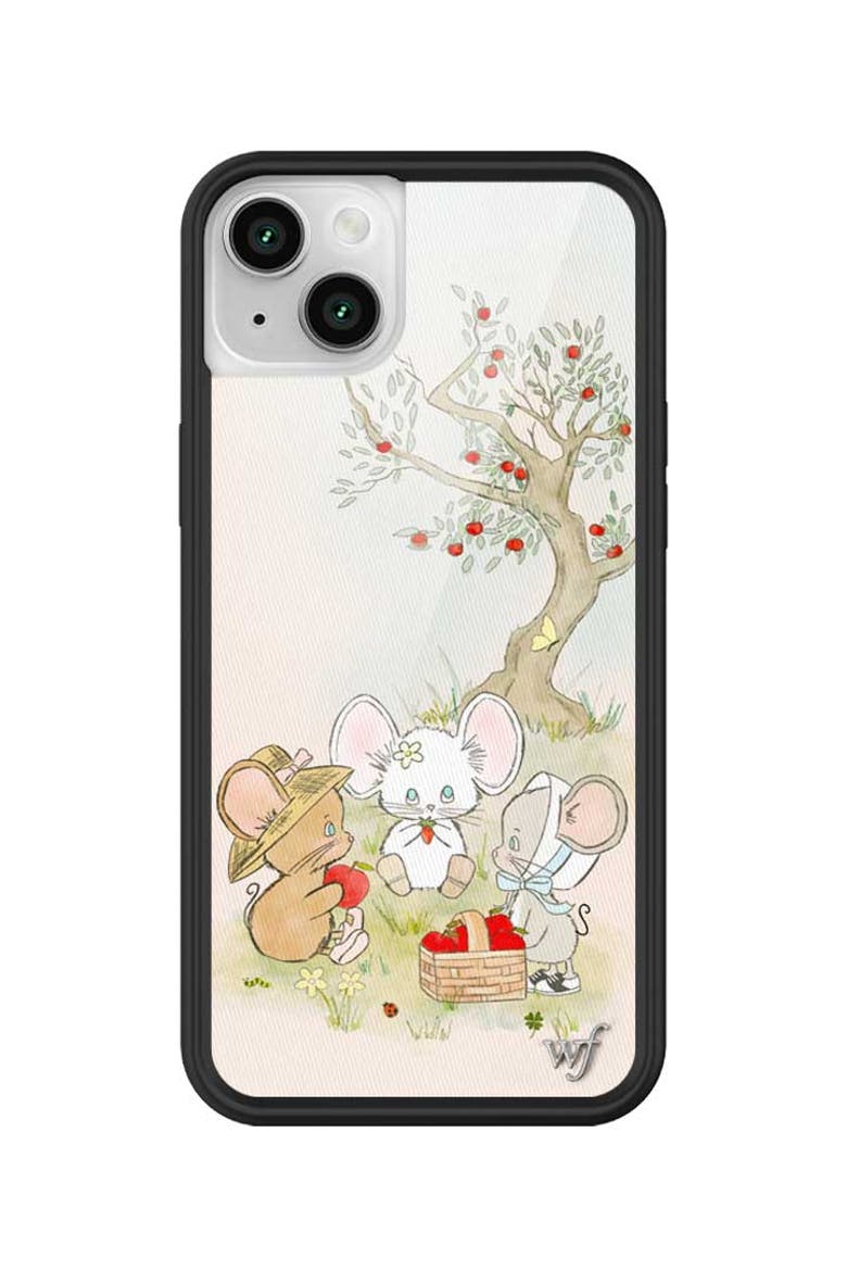 Mice Friends iPhone Case, Alternate, color, Tan