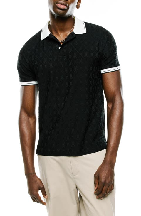 Garry Performance Jacquard Polo