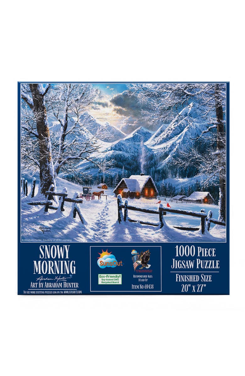 Sunsout Snowy Morning 1000 piece Jigsaw Puzzle for Adults, Alternate, color, Multicolor