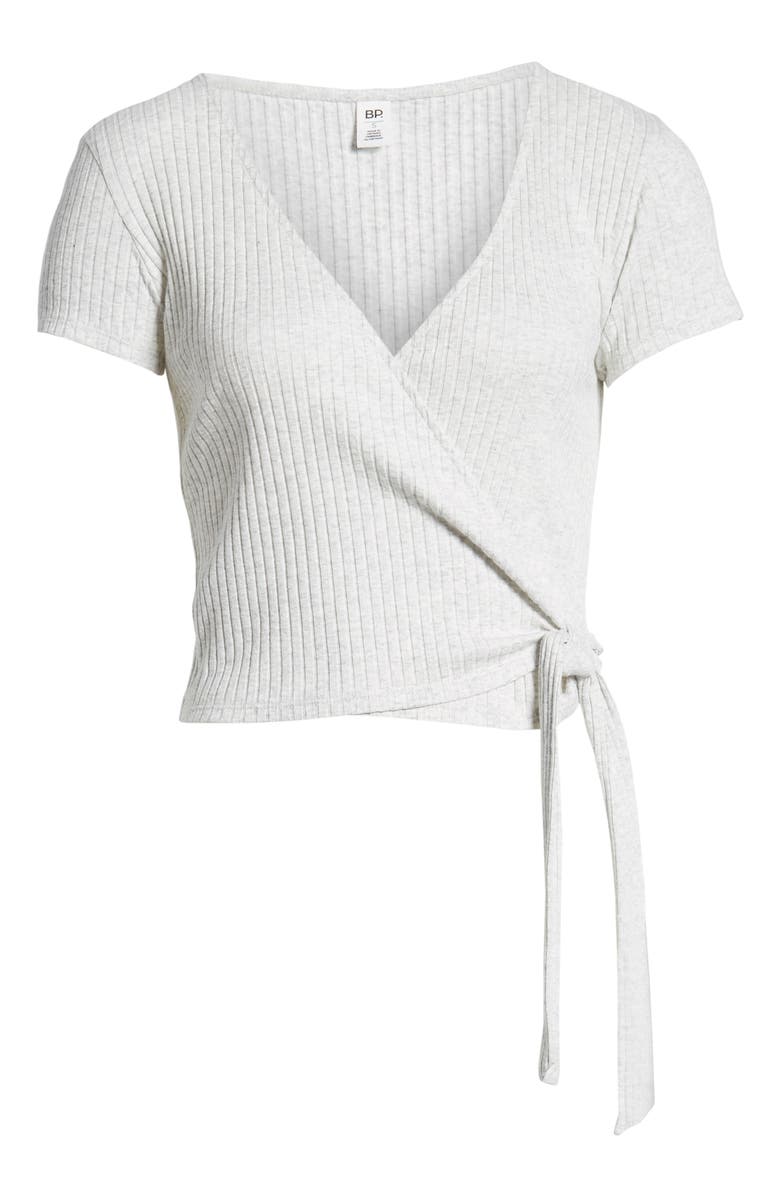BP. Ribbed Wrap Tee, Alternate, color, 