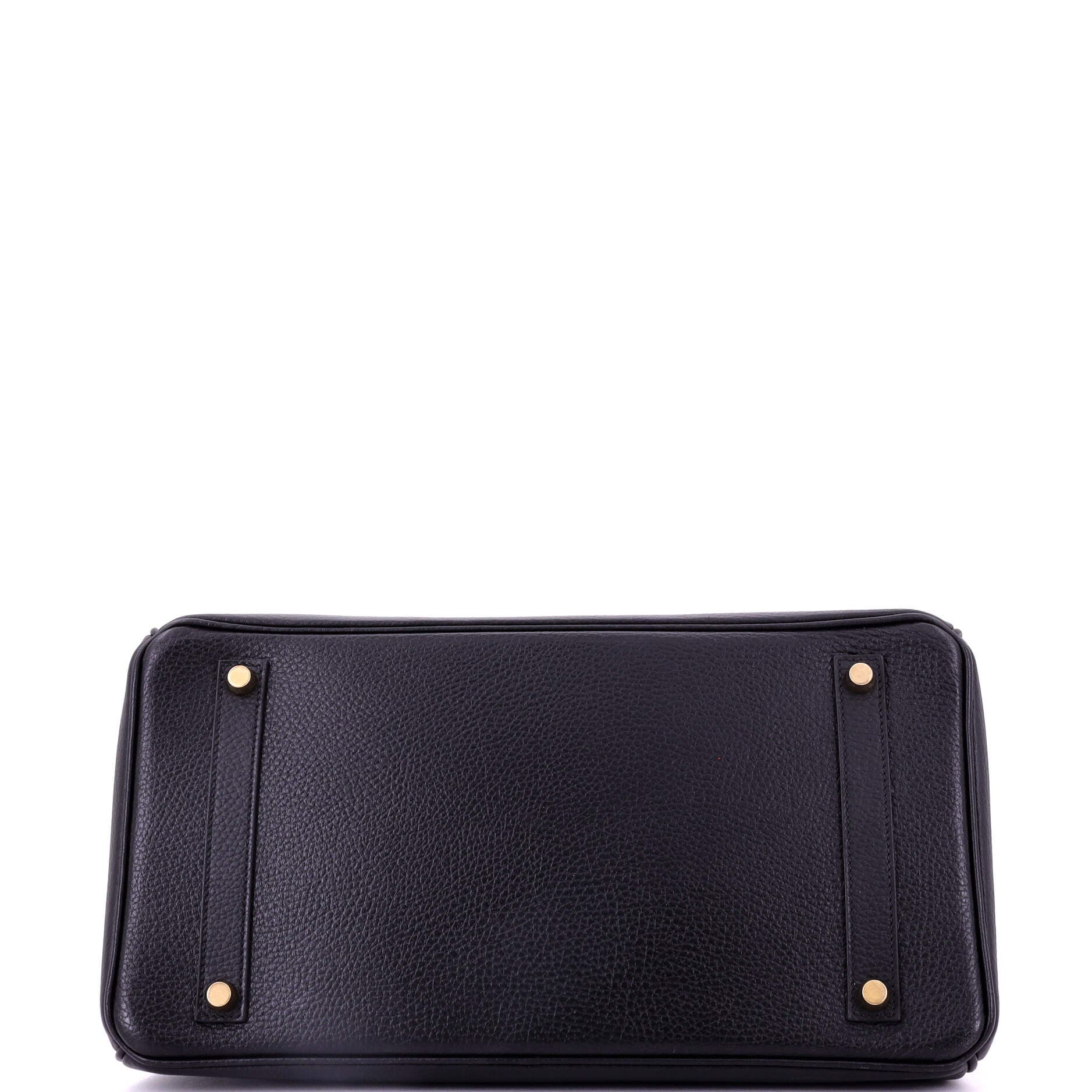 Pre-Owned Hermes Birkin Handbag Black Ardennes with Gold Hardware 35, Alternate, color, 