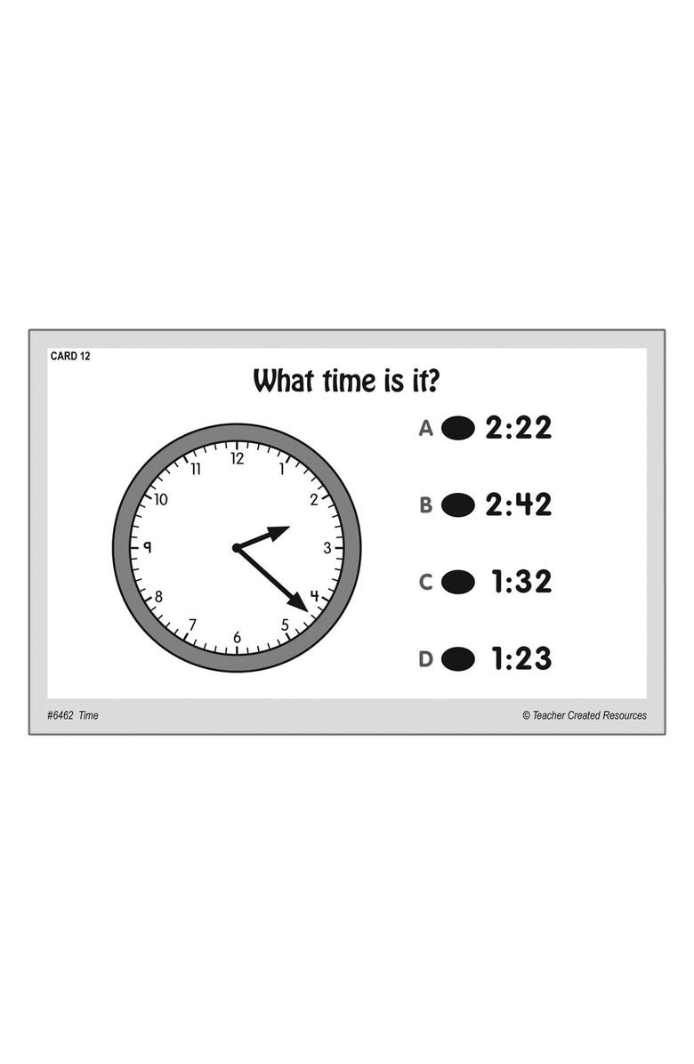 Kaplan Early Learning Company Power Pen Learning Math Quiz Cards - Money, Time, & Talking Power Pen, Alternate, color, Multicolor