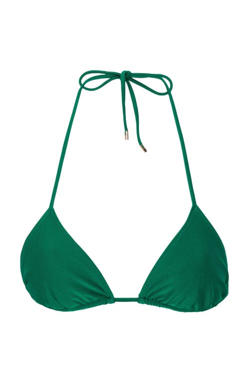 Sunkissed Le Triangle Swim Top In Emerald