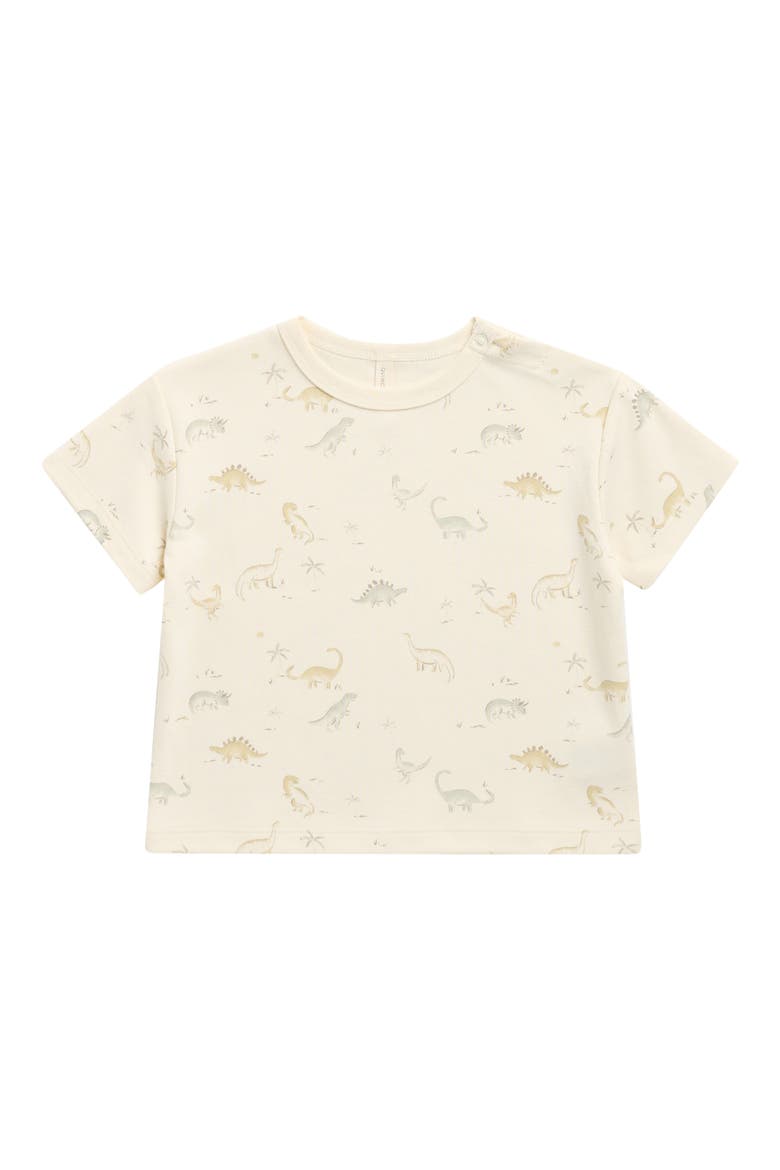 Dinosaur Boxy Graphic T-Shirt, Main, color, IVORY