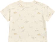 QUINCY MAE Dinosaur Boxy Graphic T-Shirt