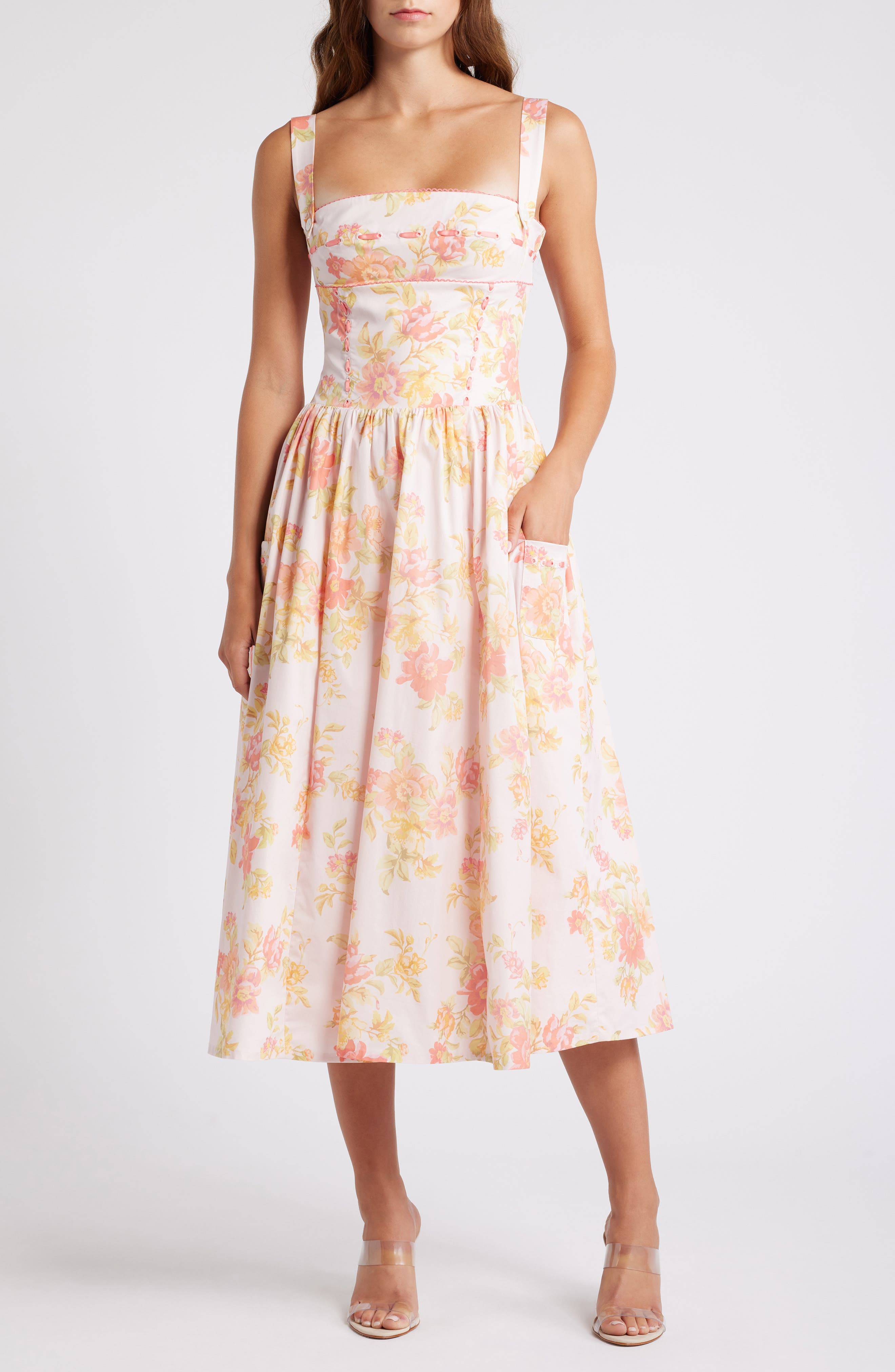 selected PEACHED POPPY PRINT