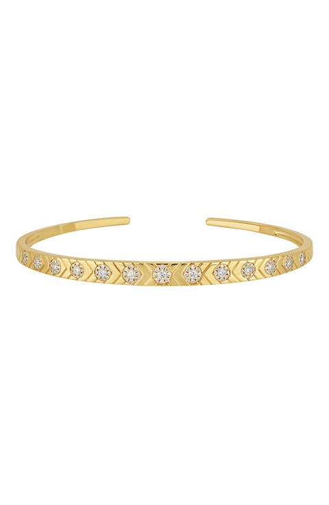 Cleo Diamond Cuff Bracelet (Online Trunk Show)
