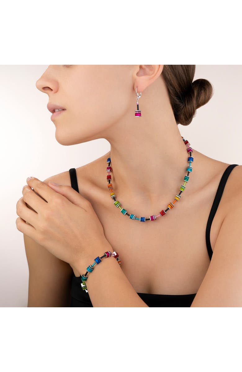 COEUR DE LION Geocube<sup>®</sup> Classic Polaris & Rhinestone Earrings, Alternate, color, Multicolor